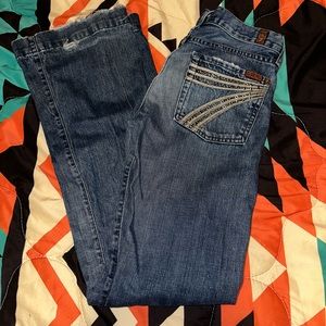 7 for all mankind flare jeans